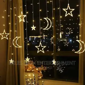 Christmas Moon Lights Star Lights