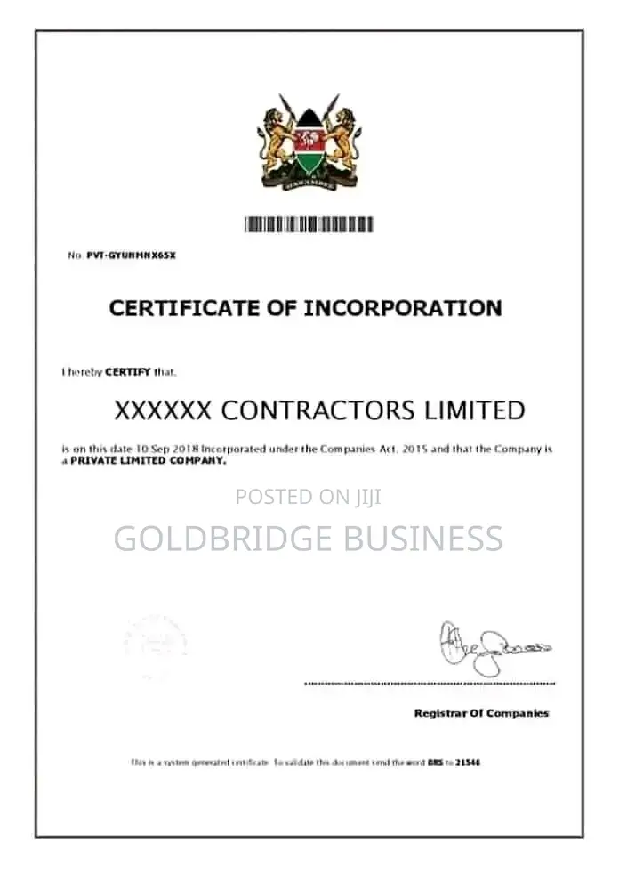 Business Name and Private Limited Company Registrations