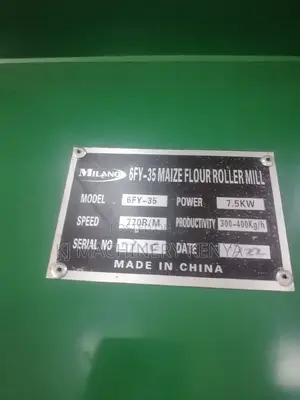 Roller Mill for Grade One and Two -Maize Milling Machine