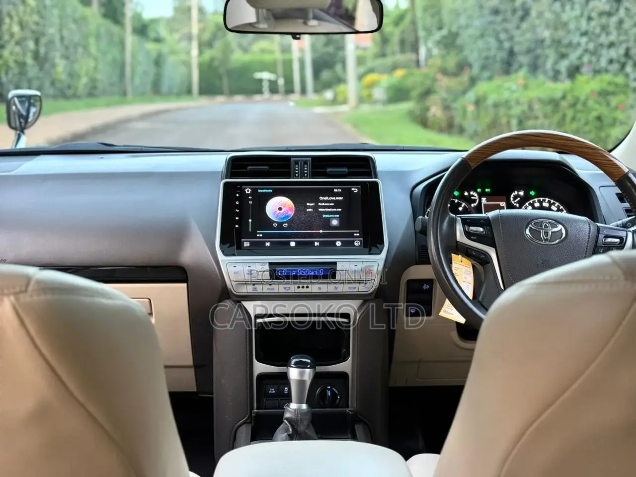 Toyota Land Cruiser Prado 2017 Gray