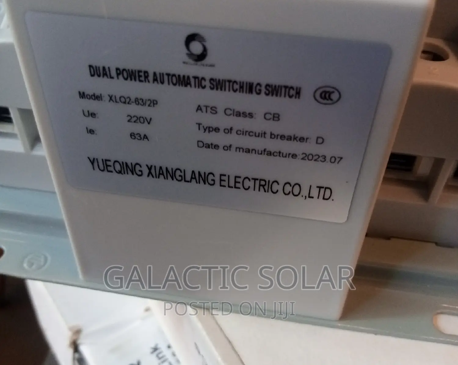 Automatic Changeover Switch Dual Power 63A