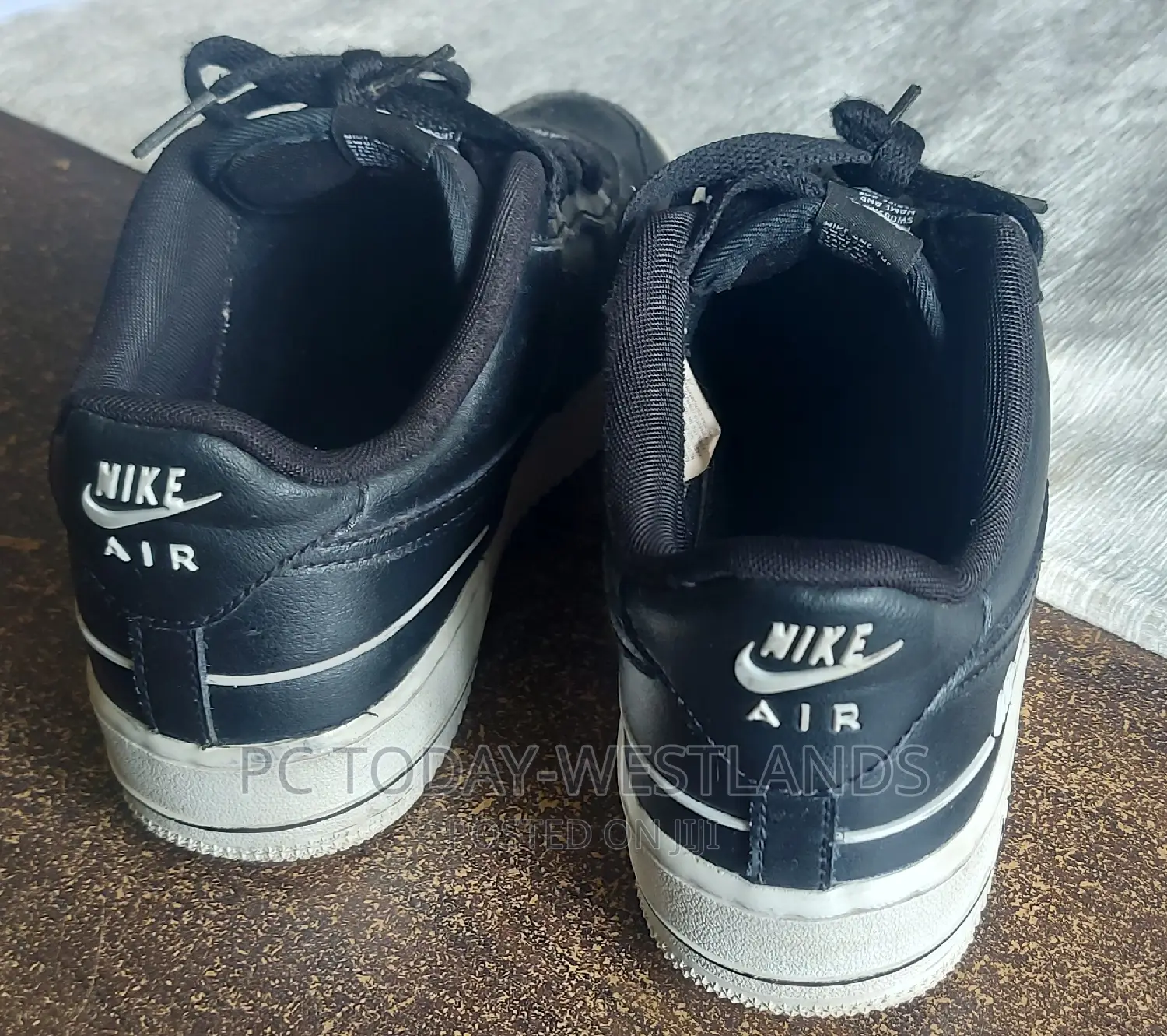 Nike Air Force 1 Youth Sneakers Size 6y Black