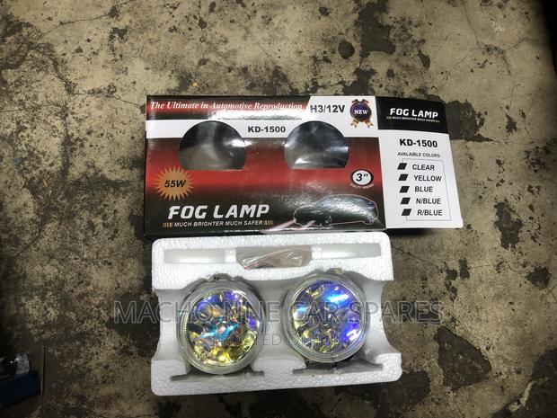 Round Car Foglights (KD 1500) Set