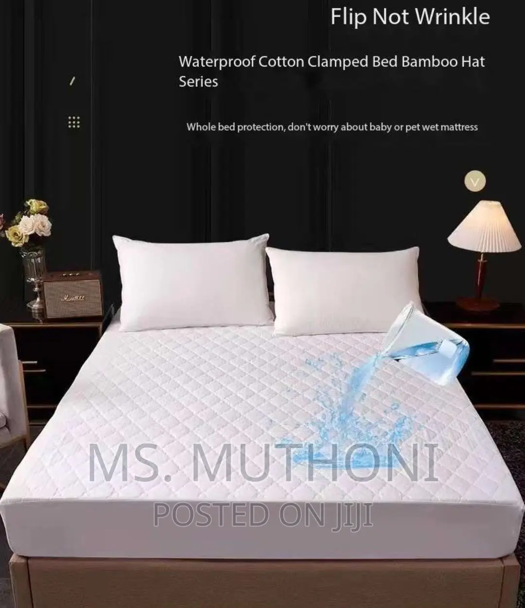 Microfiber With Laminated TPU Quilted Waterproof Protectors