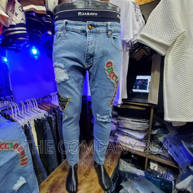 Designer Quality Classic Latest Men's Denim Shorts - thumbnail 5