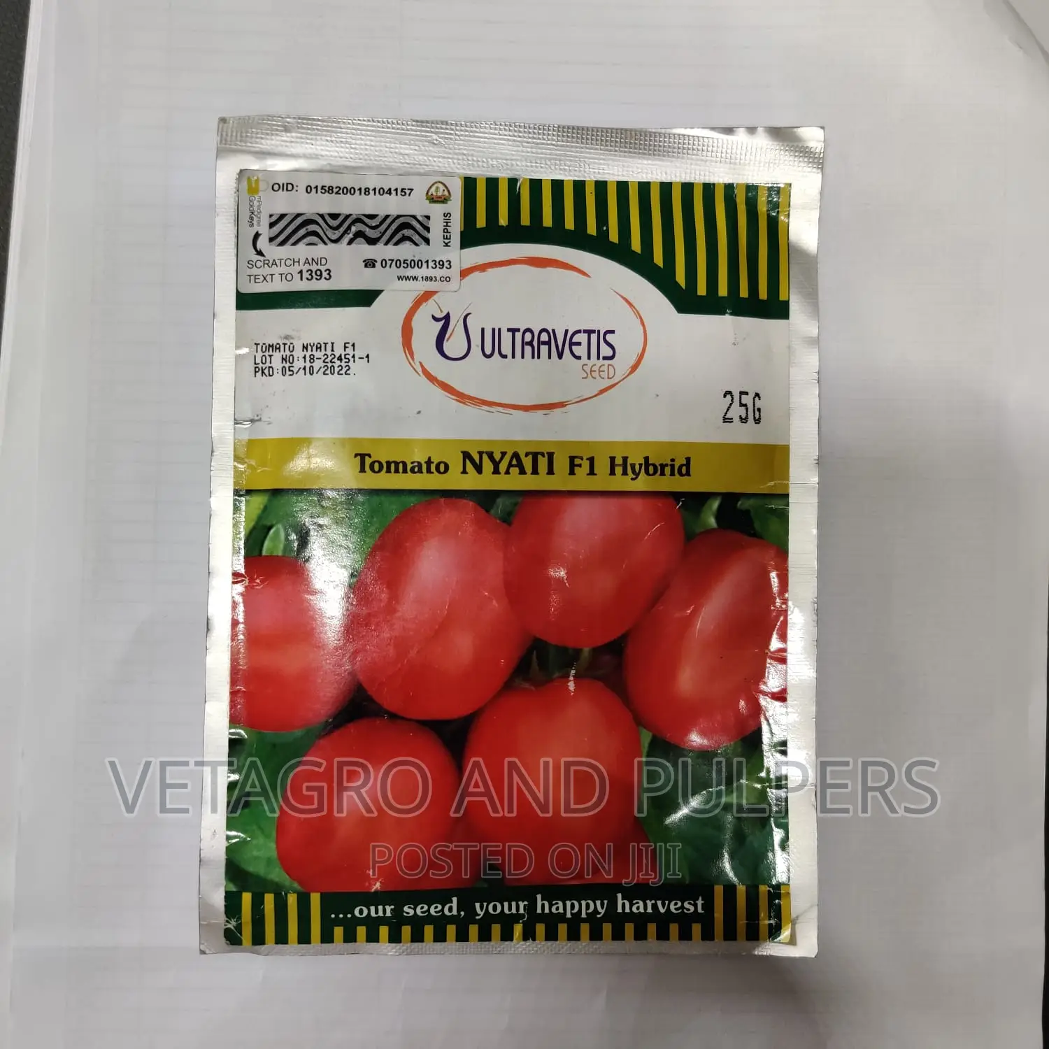 Ultravetis_seed Tomato Nyati F1 Hybrid