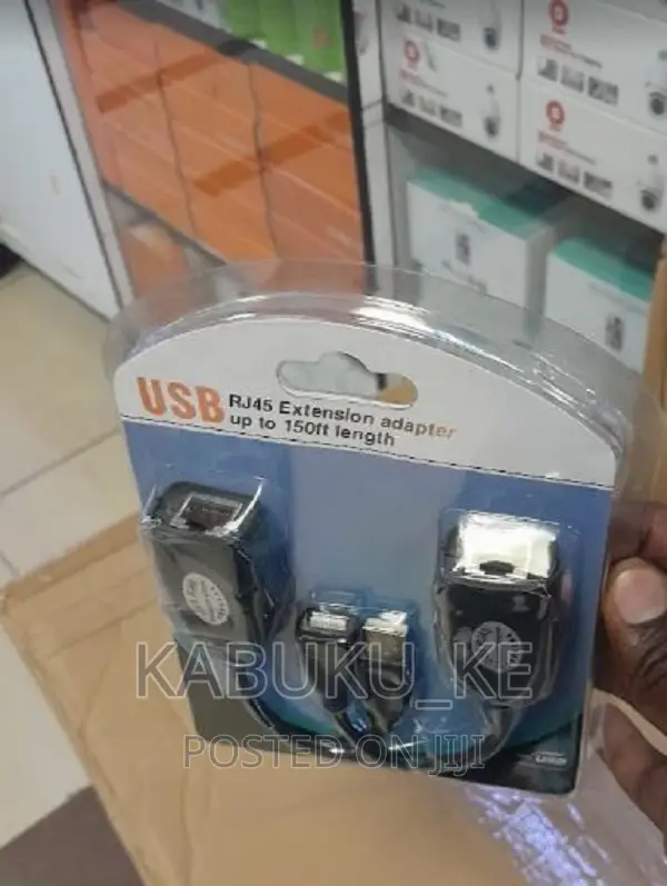 USB Extender Adapter 50m Single RJ45 Ethernet CAT5E 6