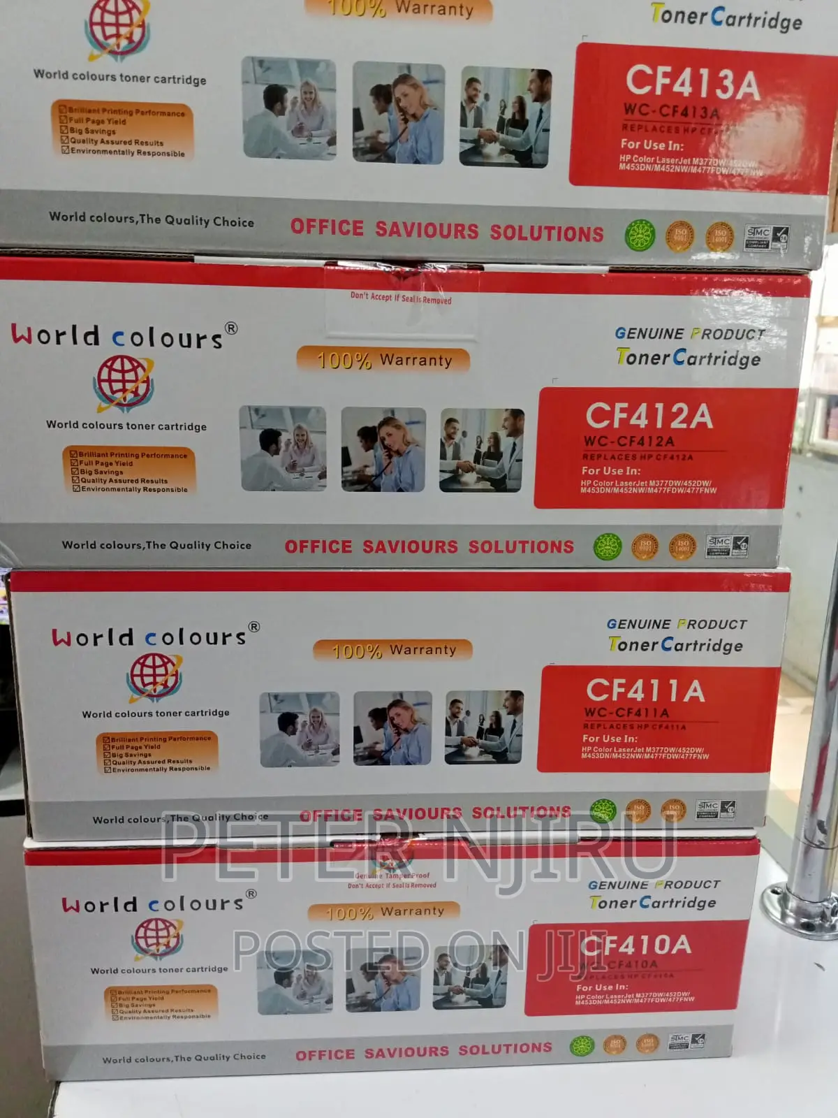 HP Toner Catridge Cf413a/Cf412a/Cf411a/Cf410a Toners