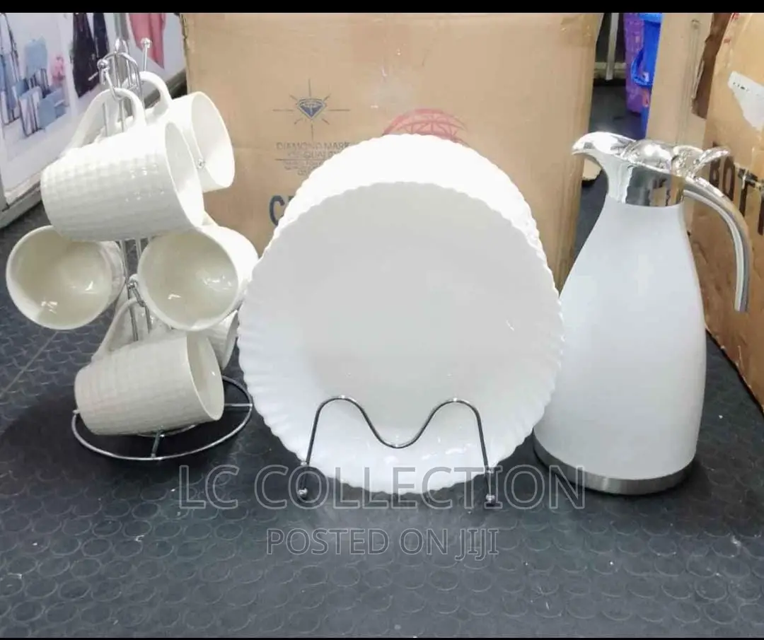 6 Cups, 6 Plate and Unbreakable Flask. Buy All At
