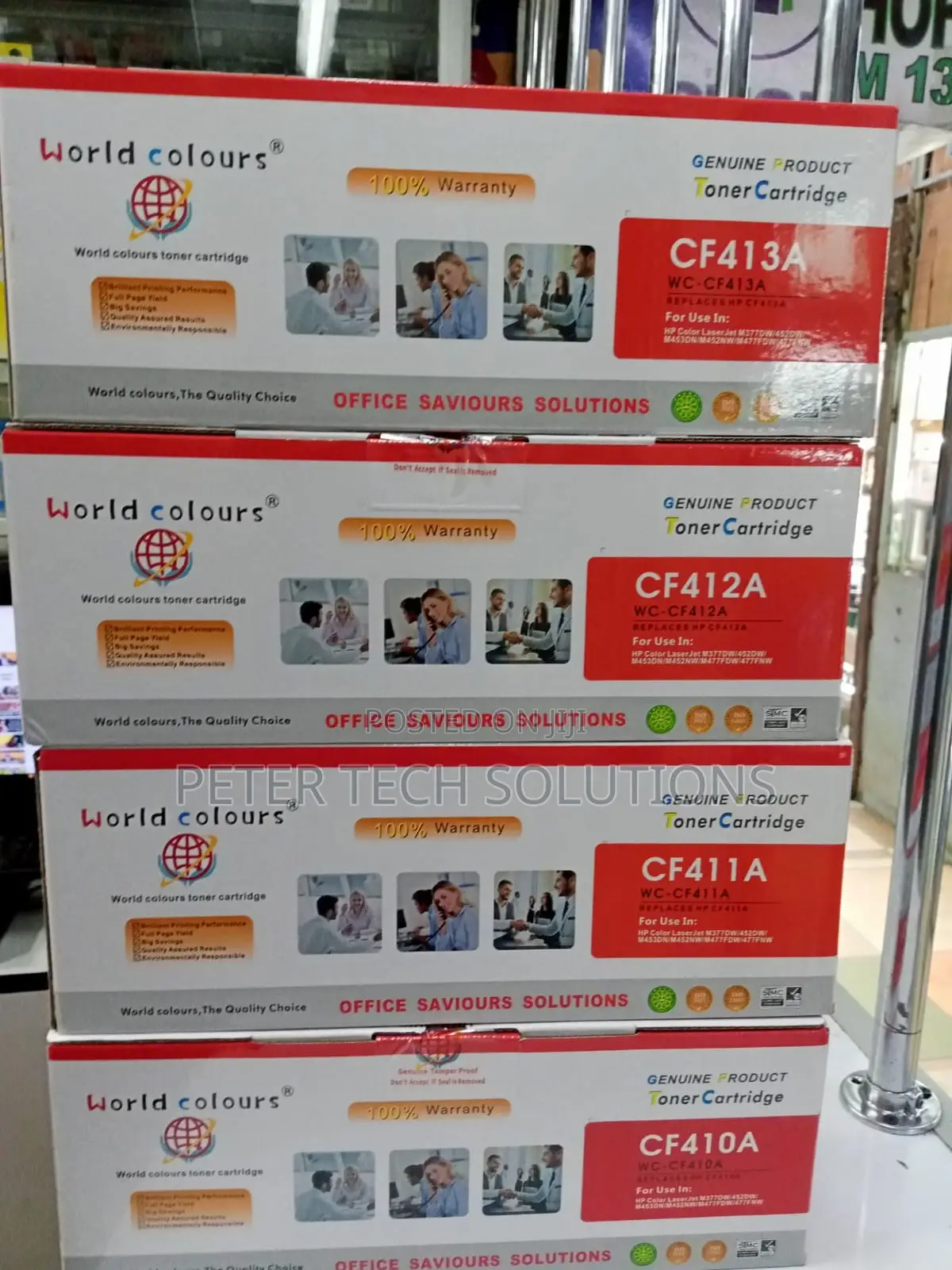 Cf410 Cf410a Cf411a Cf412a Cf413a Compatible Color Toner Car