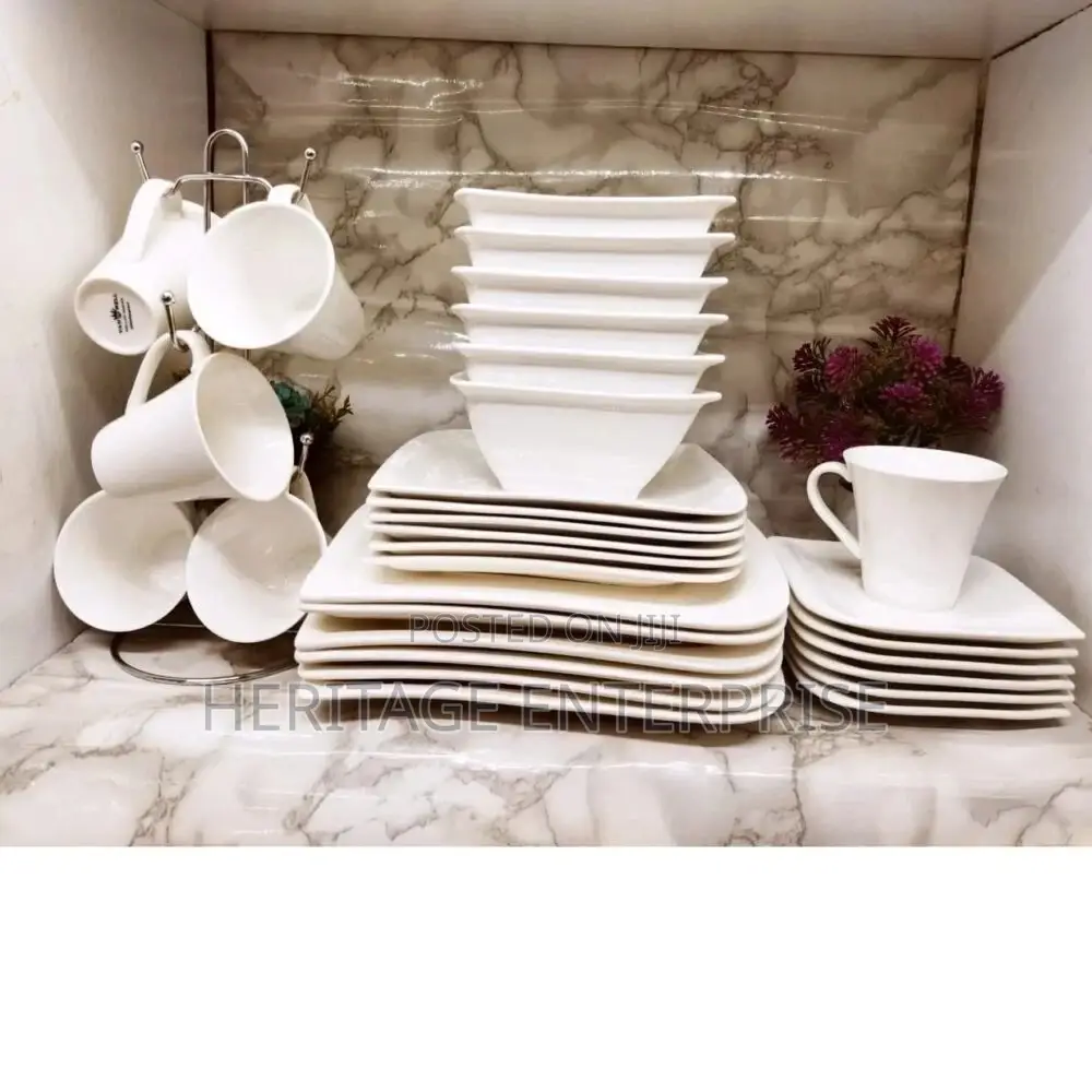 Dinner Set 31pcs 6(Cups, Plates, Cups, Saucers, Bowls).