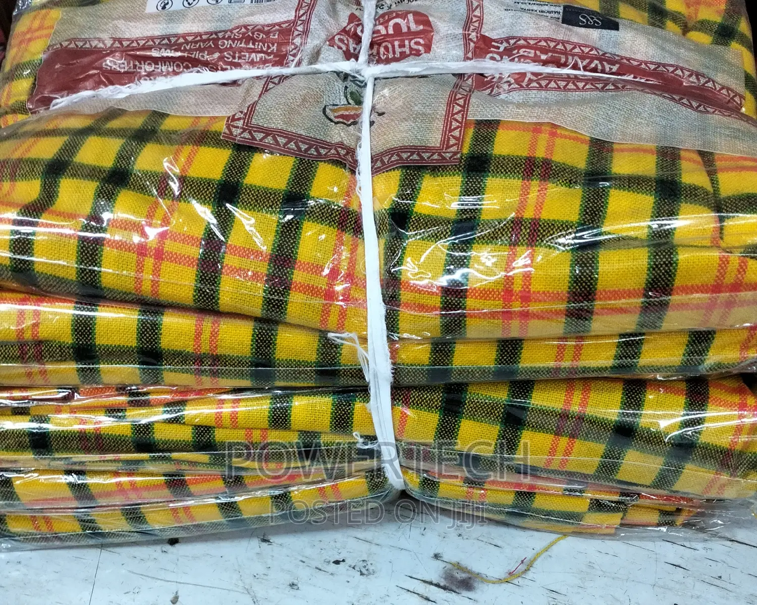 African Maasai Shuka Yellow