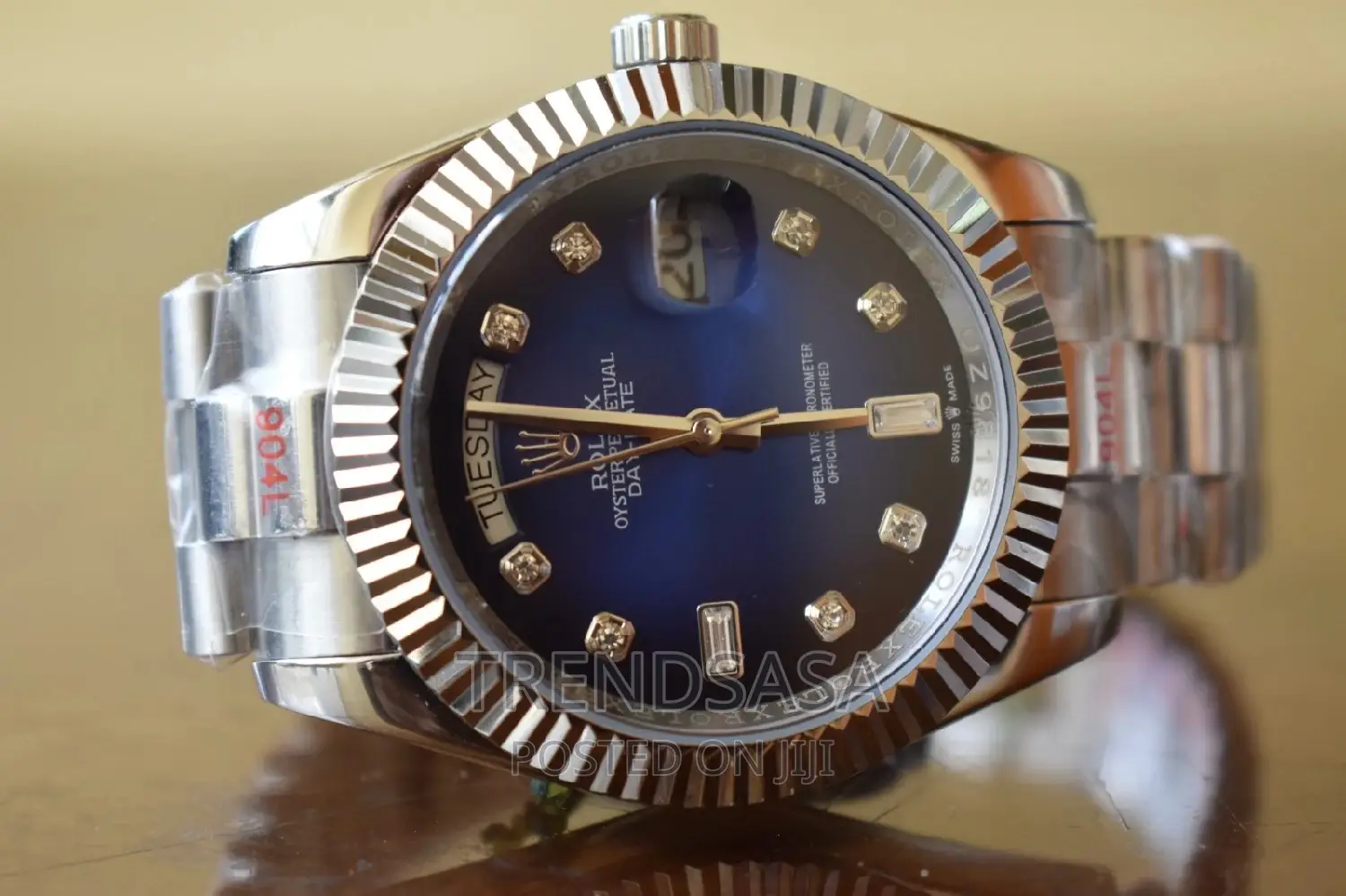 Rolex Day Date Automatic Blue President Watch
