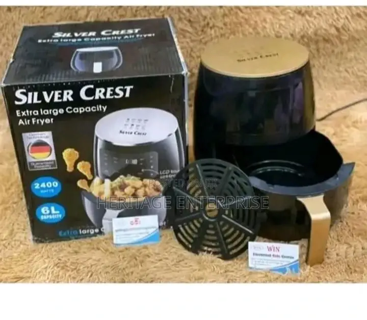 Airfryer -Silver Crest Air Fryer Black 6.0L.