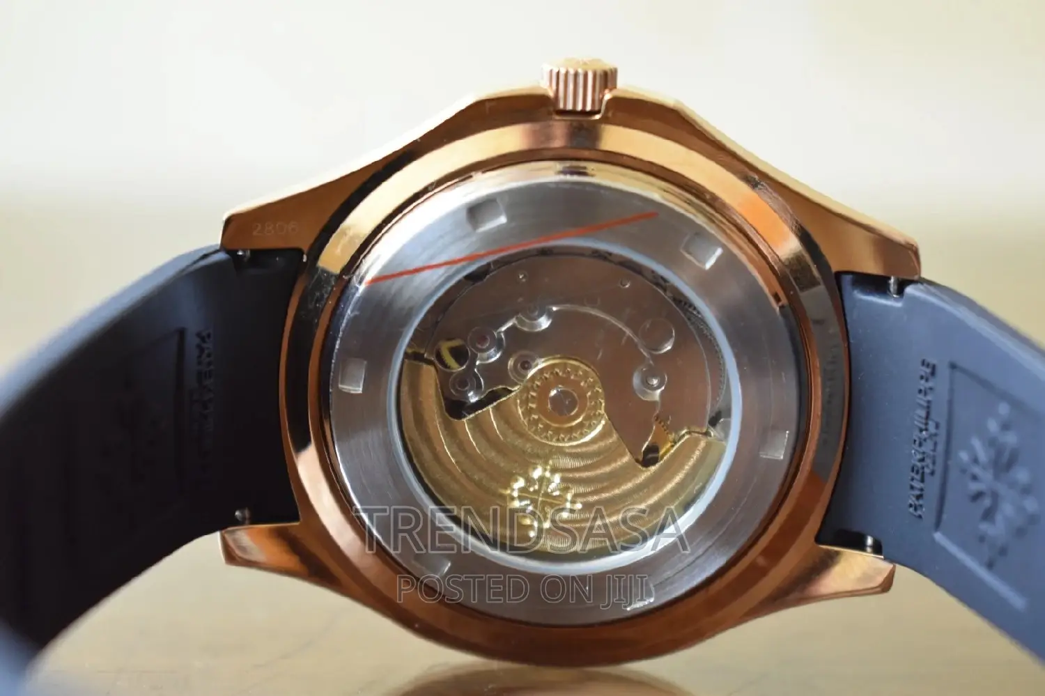 Patek Philippe Men's Aquanaut Rose Gold Rubber Straps 40 Mm
