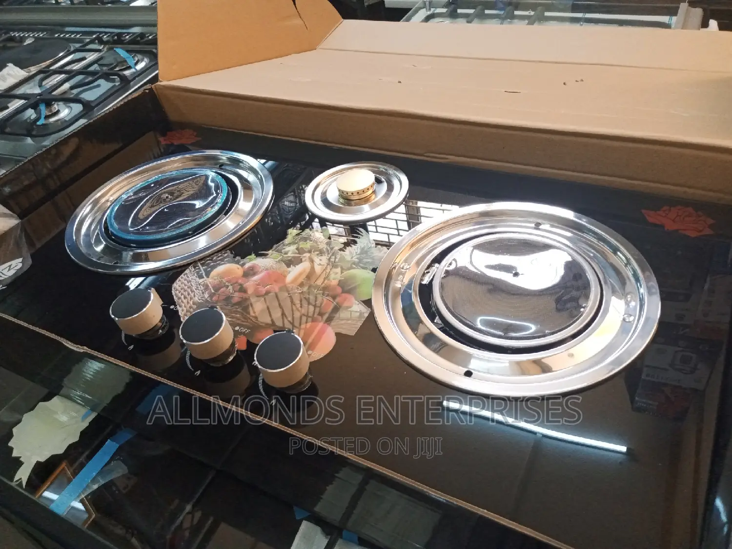 3 Gas Burner- Glass Top-Nunix