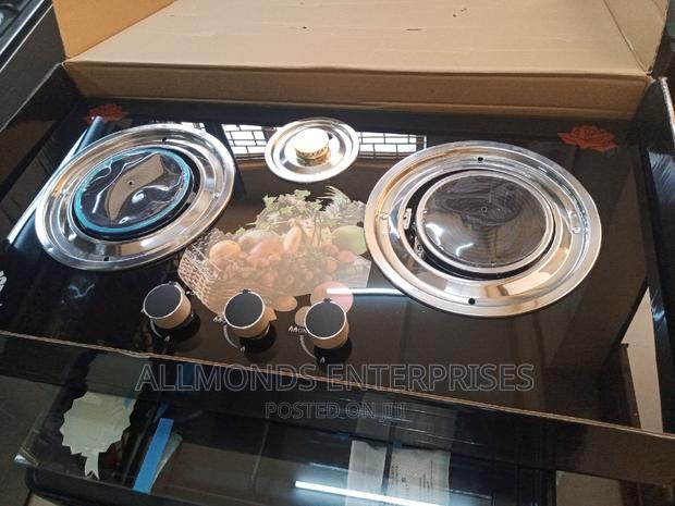 3 Gas Burner- Glass Top-Nunix - thumbnail 6