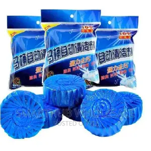 Blue Bubble Toilet Cleaning Spirit With Air Freshener