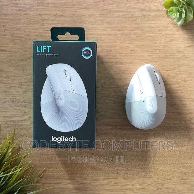 Logitech Lift Bluetooth Vertical Ergonomic Mouse - OFF-WHITE - main view