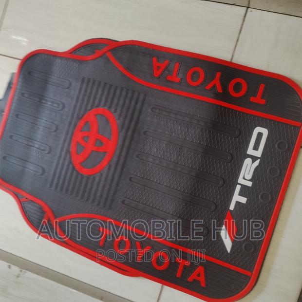 Toyota Floor Mats Rubber- TRD Florr Mats Black