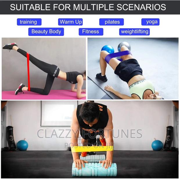 5 PCS Set Workout Stretch Resistance Band - thumbnail 2