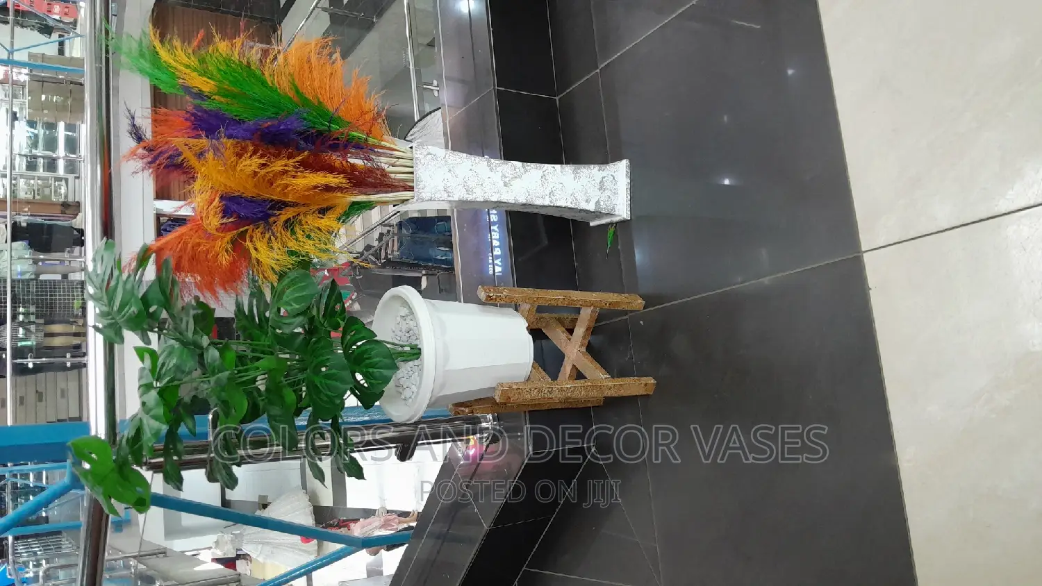 Artificial Plants and Vases