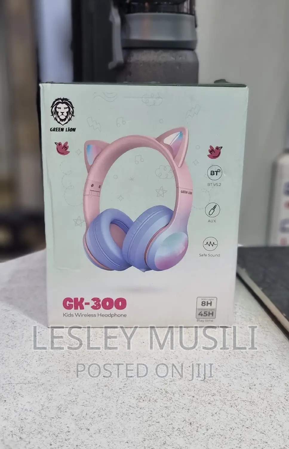 Green Lion GK300 Kids Wireless Headphone in Nairobi Central