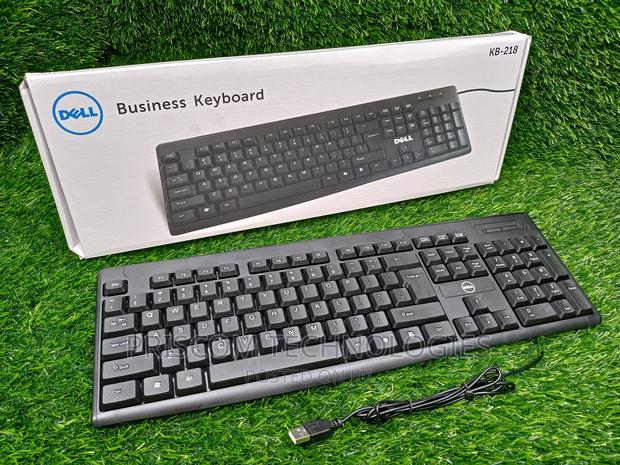 Dell Wired USB Keyboard, Dell KB-218 Wired Keyboard PC Lapto - main view