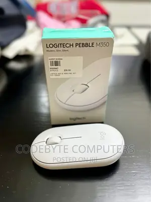 Logitech M350 Wireless Mouse Pebble