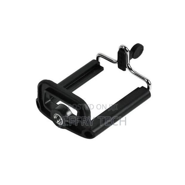 Mobile Phone Holder Clip 1/4 Screw Interface Universal - Bla - thumbnail 2
