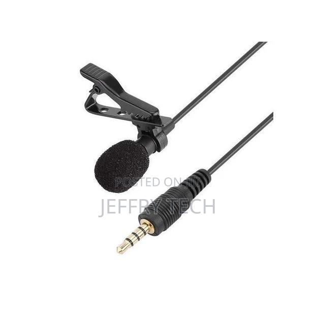 Microphone 3.5mm Jack Clip-on Protable - Black - 1.5m - main view