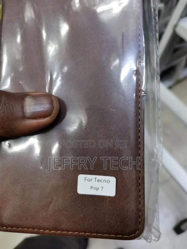 Generic Leather Flip Phone Case for TECNO Pop 7 - thumbnail 3