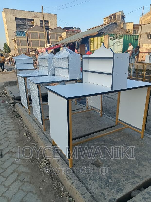 Double Manicure Tables, 4 Seater. - main view
