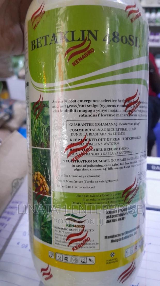 Betaklin 480SL Selective Maize ,Beans and Potatoes 1litre