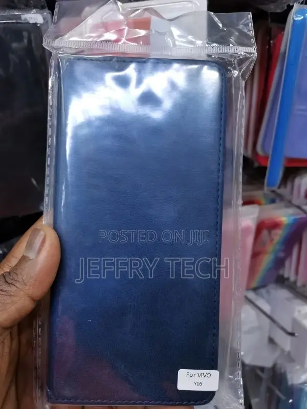 Flip Cover for Vivo Y16 Multicolor (Blue, Shock Proof, Pac