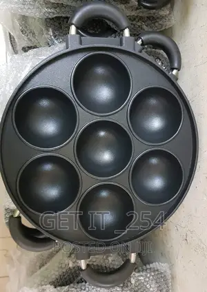 7 Cavity Heavy Die Cast Vitumbua Pan