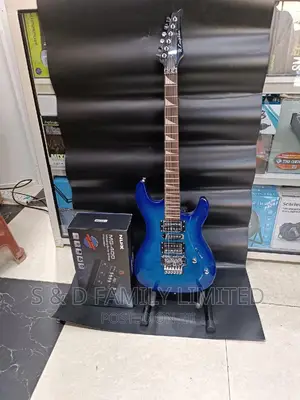 R Empire Electric Solo Guitar Plus Nux MG400 Guitar Effect