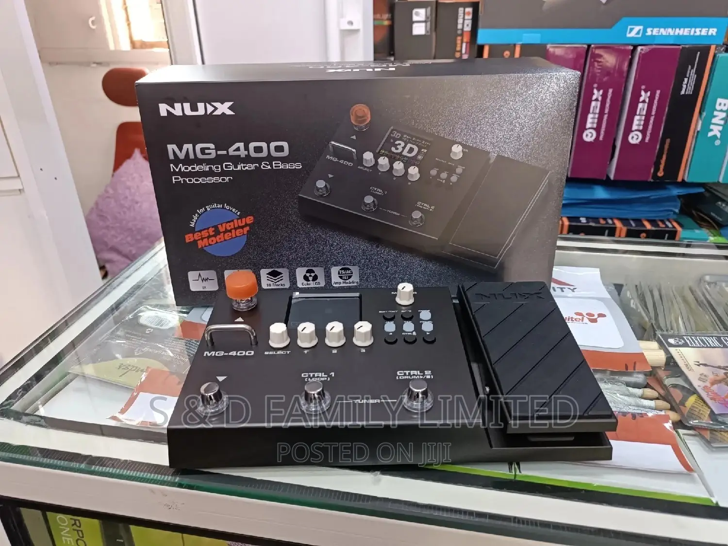 Modeling Bass Guitar Effect Nux Mg-400