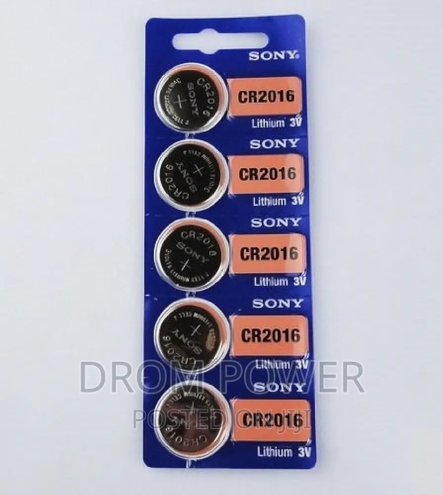 Sony CR 2016 Lithium Battery