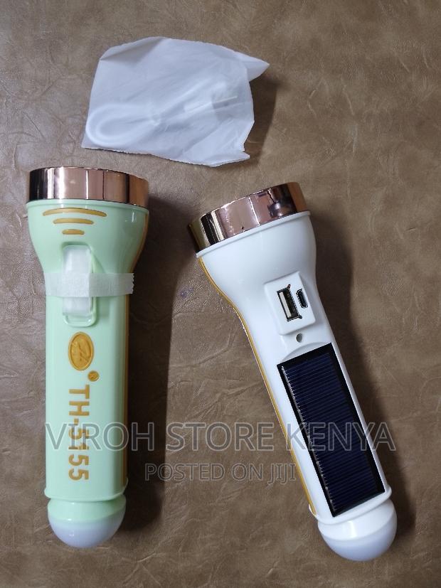 Solar Torch TH-5155 With Input + Output Solar Charging Torch - thumbnail 3