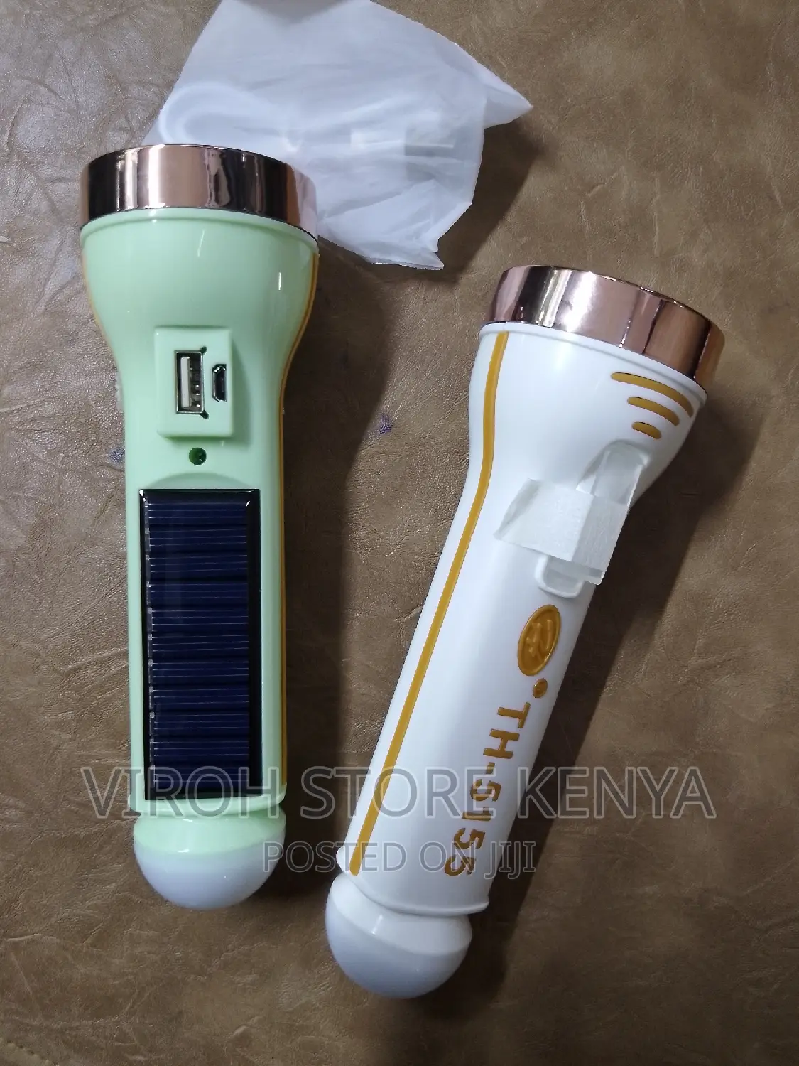 Solar Torch TH-5155 With Input + Output Solar Charging Torch