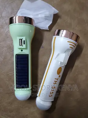 Solar Torch TH-5155 With Input + Output Solar Charging Torch