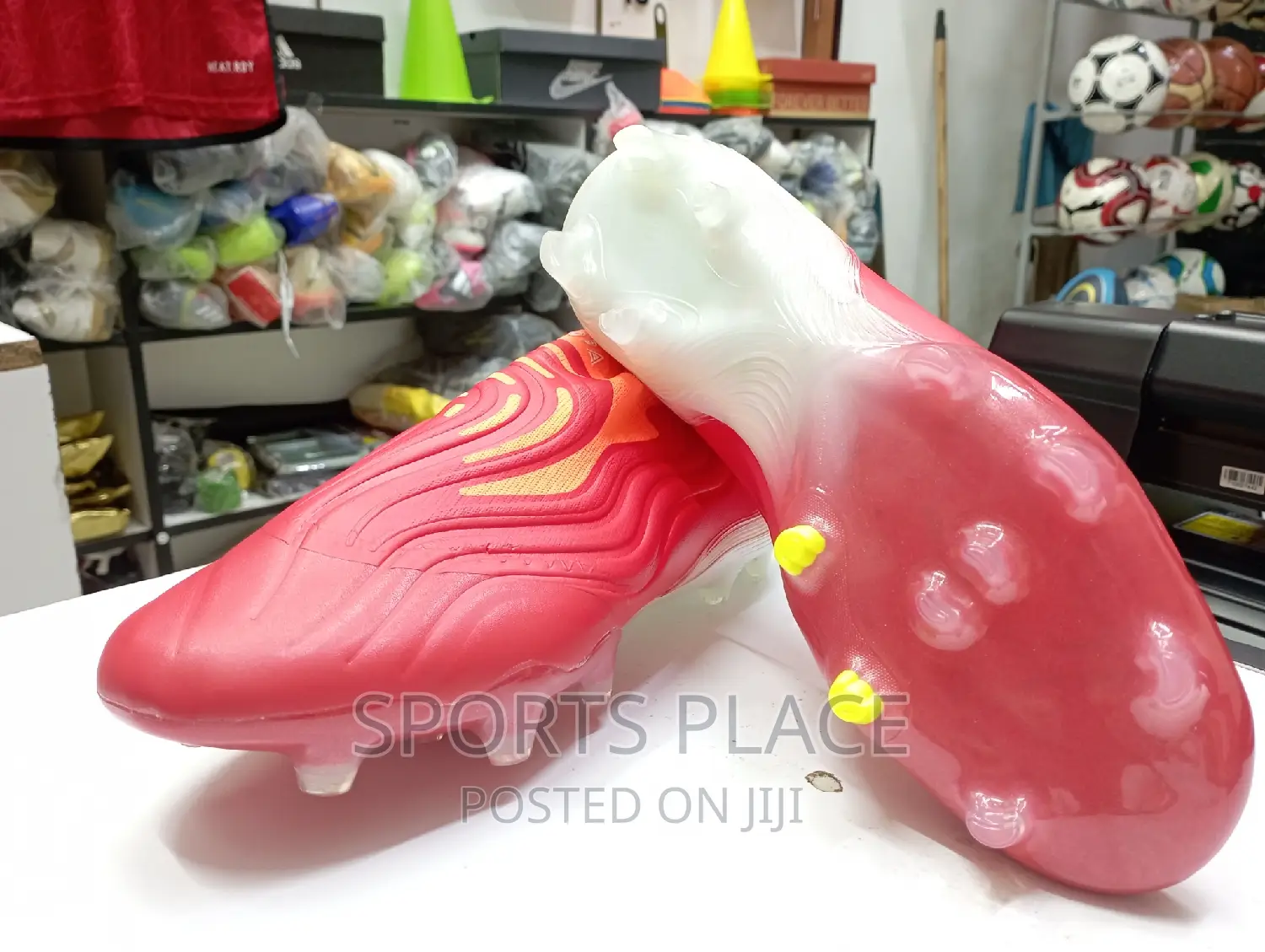 Adidas Laceless Copa Sense Football Boots - Red