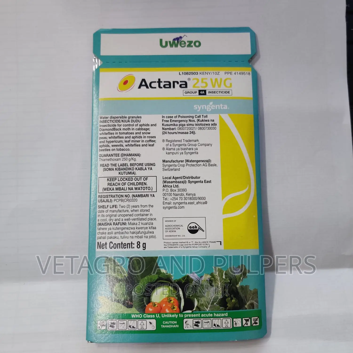 Actara 25wg Insecticide