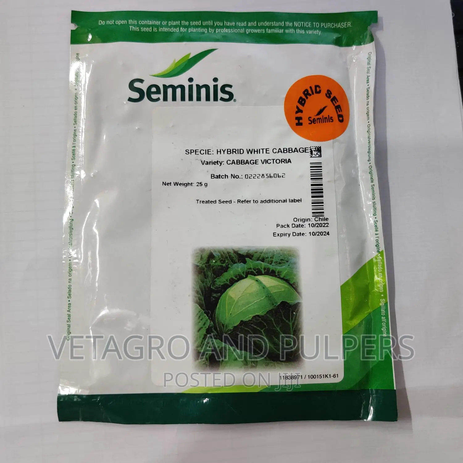 Hybrid White Cabbage Victoria Seeds