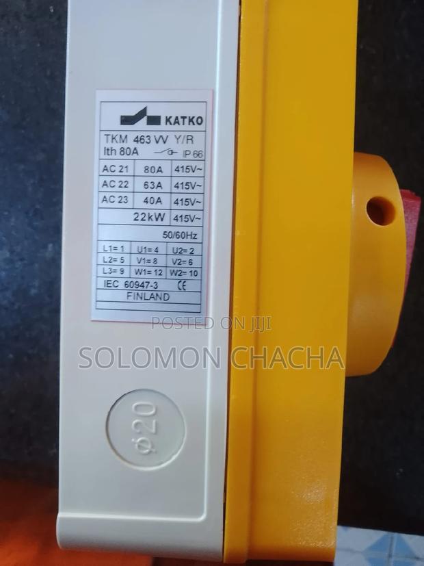 Katko 80A Change Over Switch - thumbnail 3