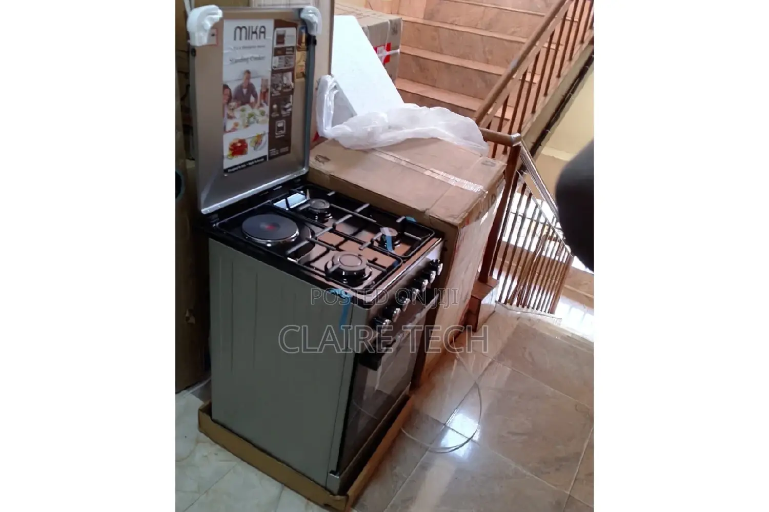 Cooker!Oven Cooker!Mika 50*60 3gas 1electric 60l Oven