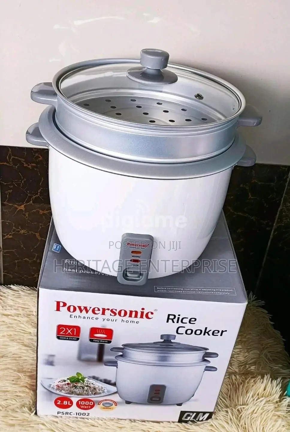 Rice Cooker Powersonic Rice Cookers White