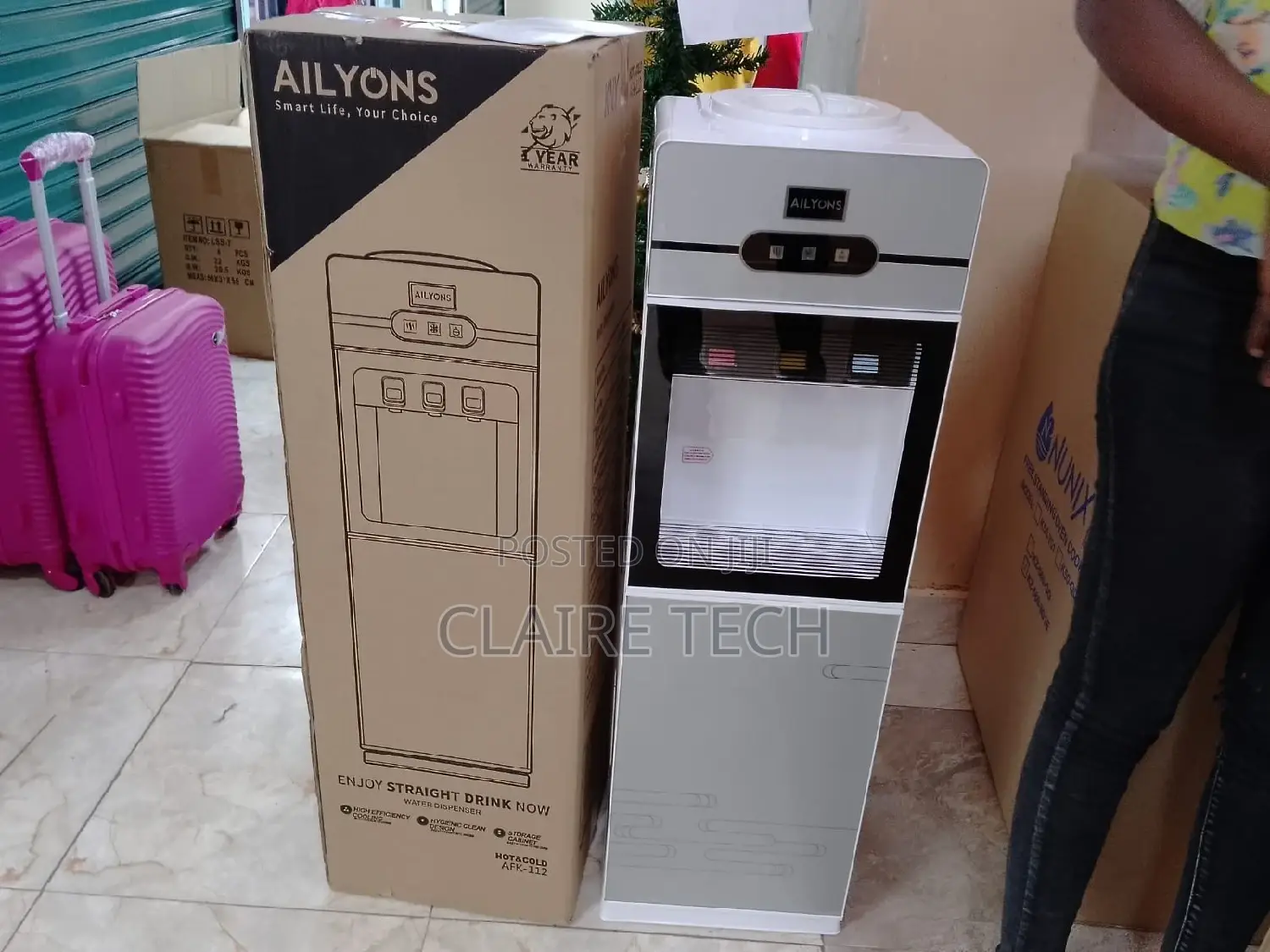 Water Dispenser! Ailyons 3tap(Hot,Normal and Cold)