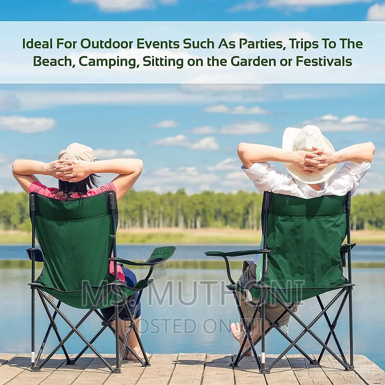 Generic Foldable Camping Chair With Free Carrier
